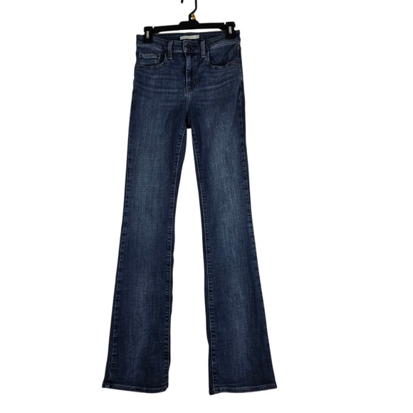 Levi's Denim - Levi's 725 High Rise Bootcut Blue Jeans Womens 27 Medium Wash Denim
